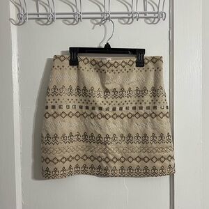 Sequined Mini Skirt